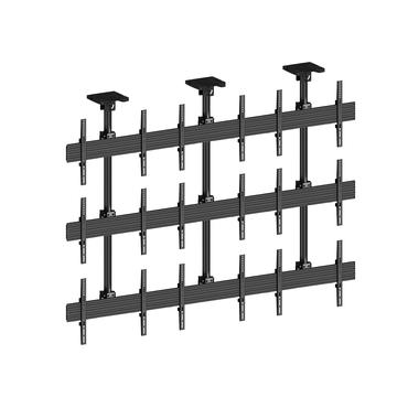 Multibrackets M Pro MBC3X3U monteringssats - för 9 LCD-displayer - svart