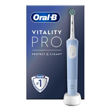 Oral-B Vitality Pro Voksen Roterende, pulserende tandbørste Grå, Hvid