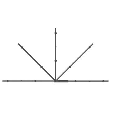Multibrackets M Universal Swing Arm 180 Degrees Large monteringssats - f&ouml;r platt panel - svart
