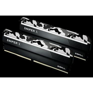 G.Skill SNIPER X Series - 32GB:2x16GB - DDR4 RAM - 3200MHz - DIMM 288-PIN - Ikke-ECC - CL16