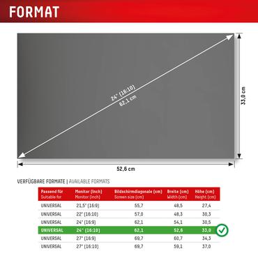DISPLEX Privacy Safe Desktop Uni 24" (16:10)