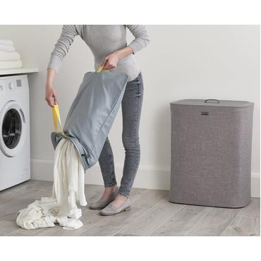 Joseph Joseph 50003 vasketøjskurv 90 L Rektangulær Bomuld, Polyester Grå