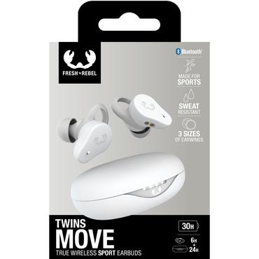 Fresh 'n Rebel Twins Move Headset True Wireless Stereo (TWS) I ørerne Sport Bluetooth Lys grå