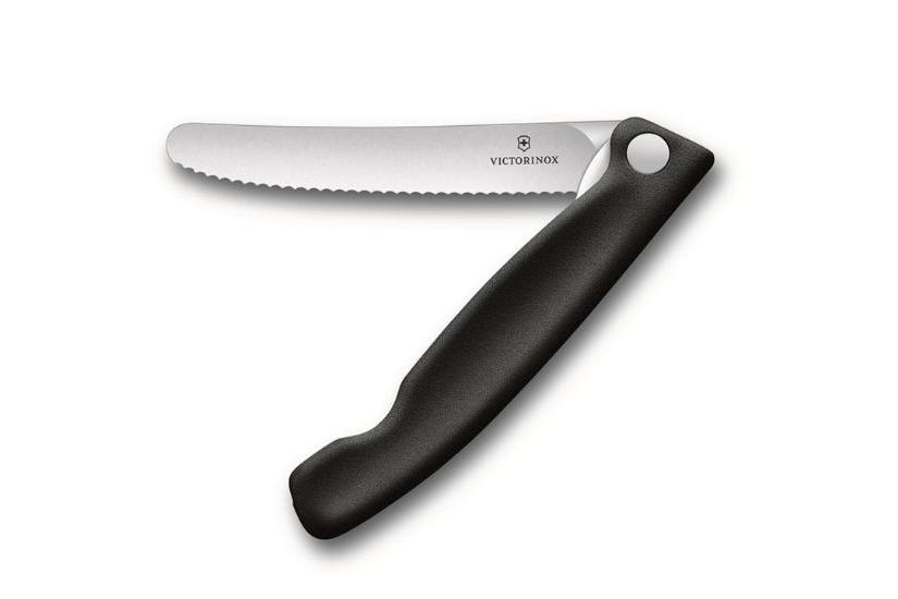 Victorinox Swiss - foldbar urtekniv - 11 cm - sort