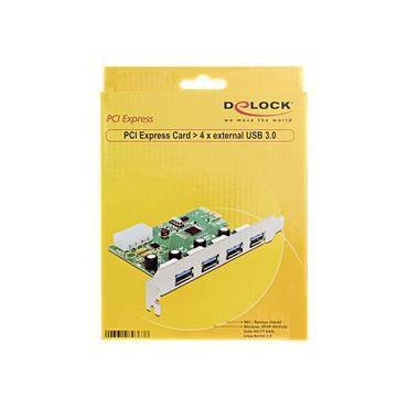DeLock PCI Express Card > 4 x external USB 3.0