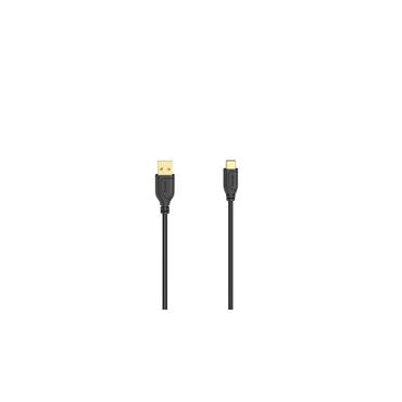 Hama 00200634 USB-kabel USB 2.0 0,75 m USB A USB C Sort