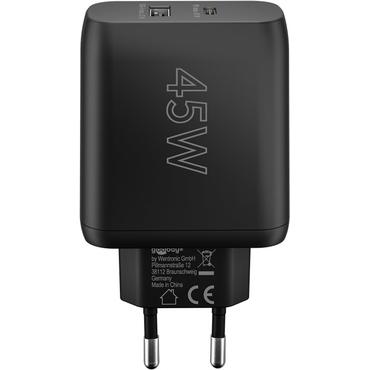USB-C&trade; PD Dual Fast Charger (45 W) black