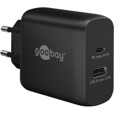 USB-C&trade; PD Dual Fast Charger (45 W) black