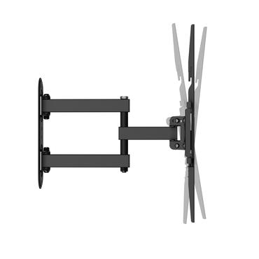 Wall mount, Full motion 3-way, tilt, swivel, 32-65", 35 kg