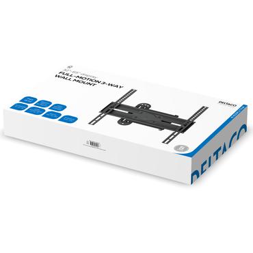 Wall mount, Full motion 3-way, tilt, swivel, 32-65", 35 kg