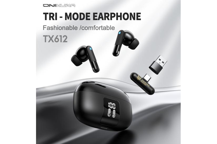 TWS ONIKUMA TX612 Headphones (black)
