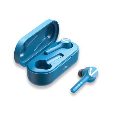 Veho STIX II True Wireless Headset Trådløs I ørerne Opkald/musik Bluetooth Turkisfarve, Blå