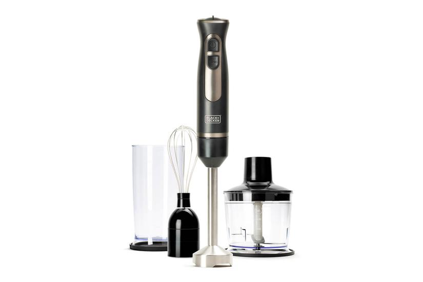 Hand blender Black+Decker BXHBA800E  800 W  black