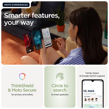 Motorola moto g06 17,5 cm (6.88") Dual SIM Android 15 4G USB Type-C 4 GB 256 GB 5200 mAh Grøn