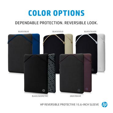 HP Reversible Protective 15.6-inch Geo Laptop Sleeve