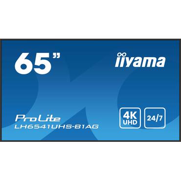 iiyama ProLite LH6541UHS-B1AG 65" Klass (64.5" visbar) LED-bakgrundsbelyst LCD-skärm