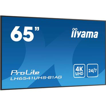 iiyama ProLite LH6541UHS-B1AG 65" Klass (64.5" visbar) LED-bakgrundsbelyst LCD-skärm