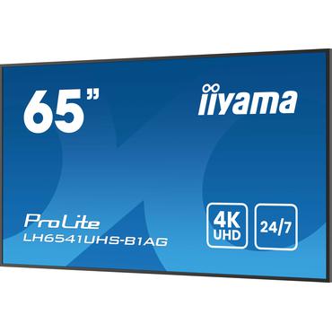 iiyama ProLite LH6541UHS-B1AG 65" Klass (64.5" visbar) LED-bakgrundsbelyst LCD-skärm