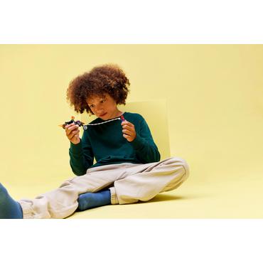 LEGO Marvel Spider-Man mod Ghost Rider p&aring; motorcykel