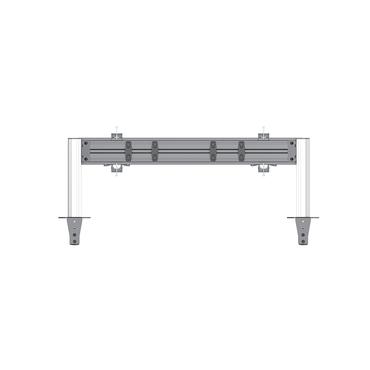 Multibrackets M Pro Series MBDM2x1U monteringssats - för 2 LCD/plasmapaneler - silver