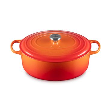 Le Creuset Signature Roaster oval 35cm oven red (21178350902430)