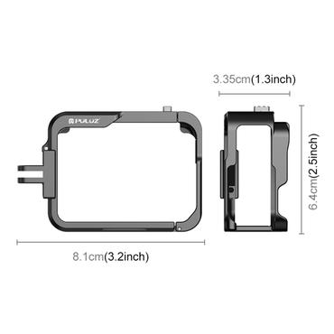 Metal Protective Cage Adapter Frame PULUZ for Insta360 Ace Pro