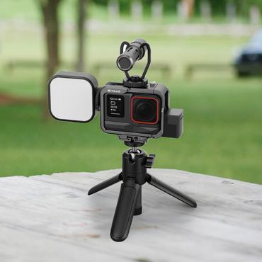 Metal Protective Cage Adapter Frame PULUZ for Insta360 Ace Pro