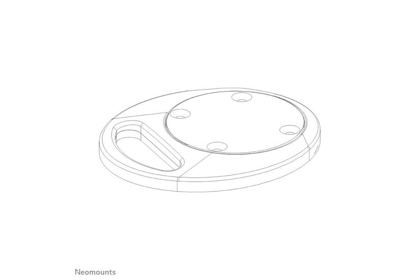 Neomounts FPMA-D9GROMMET monteringskomponent - f&ouml;r LCD-display - silver