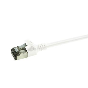LogiLink Ultraflex SlimLine netværkskabel Hvid 1 m Cat6a S/UTP (STP)