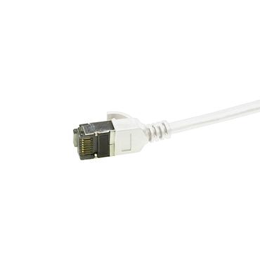 LogiLink Ultraflex SlimLine netværkskabel Hvid 1 m Cat6a S/UTP (STP)