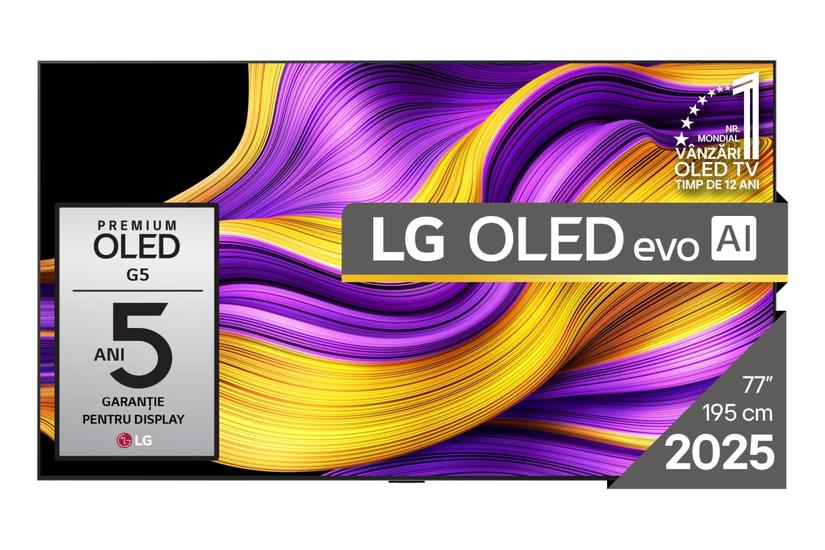LG OLED evo AI OLED77G51LW TV 195,6 cm (77") 4K Ultra HD Smart TV Wi-Fi Sort