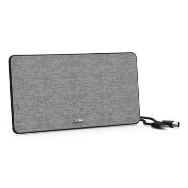 Hama &ldquo;Fabric Design&ldquo; Indoor Aerial | DVB-T2 | Aktywna | Szaro/Czarna