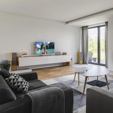 Hama &ldquo;Fabric Design&ldquo; Indoor Aerial | DVB-T2 | Aktywna | Szaro/Czarna