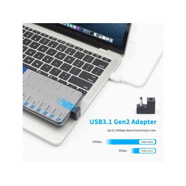 Equip Adapter USB-C -> USB-C  10Gbps, 100W PD, 2er-Pack   sw