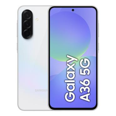 Samsung Galaxy A36 - fantastisk hvid - 5G smartphone - 256 GB - GSM