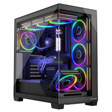 Modecom Kabinet - Midi Tower - ATX, micro ATX, ITX - 235 mm - 472 mm - 445 mm - Sort