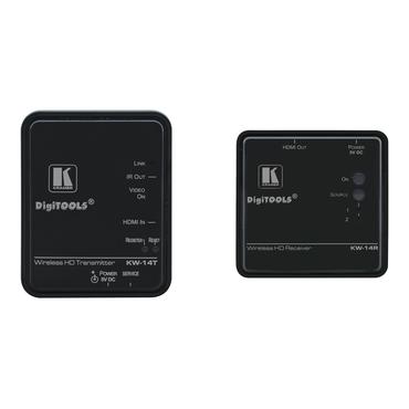 Kramer KW-14 Expandable Wireless High Definition Transmitter & Receiver - tr&aring;dl&ouml;s ljud-/videof&ouml;rl&auml;ngare