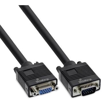 MediaRange MRCS249 VGA kabel 2 m VGA (D-Sub) Sort