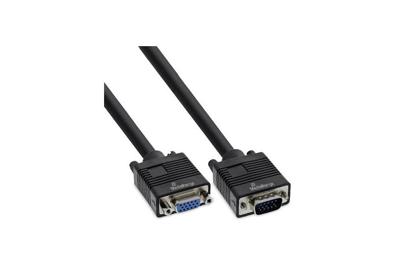 MediaRange MRCS249 VGA kabel 2 m VGA (D-Sub) Sort
