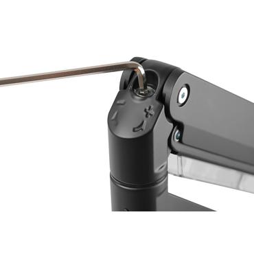 DIGITUS DA-90426 monteringssats - gasfj&auml;der - f&ouml;r b&ouml;jd/platt panel - svart