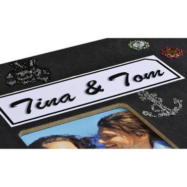 Hama Fine Art fotoalbum og arkbeskyttelse Sort 50 ark 10 x 15 cm