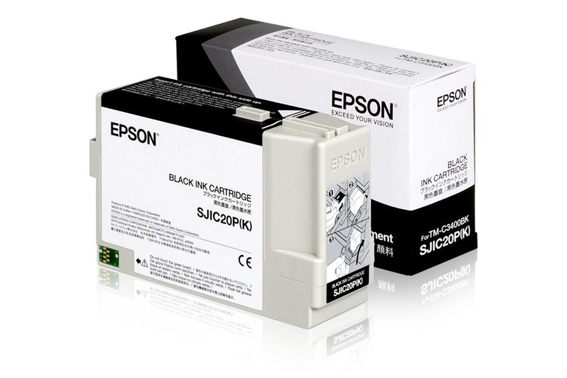 Epson SJIC20P(K) - svart - original - bl&auml;ckpatron
