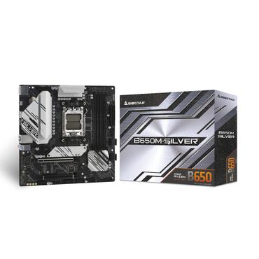 Biostar B650M-SILVER - moderkort - micro ATX - LGA1700-uttag