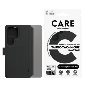 PanzerGlass CARE™ by ® Tango 2-in-1 Wallet Case m. Qi Compatible Samsung Galaxy S25 Ultra