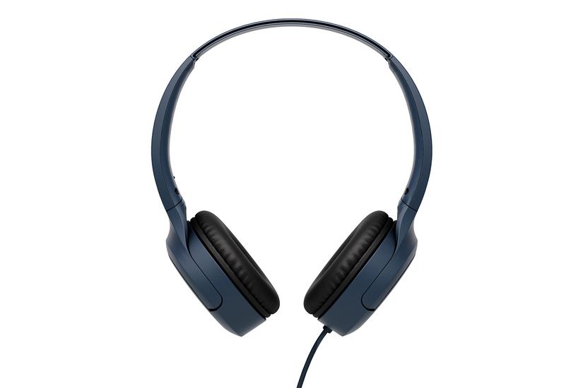 JVC HAS33UC Headset Ledningsført Opkald/musik USB Type-C Sort, Blå
