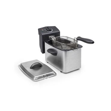 Tristar FR-6919 frituregryde Enkelt 2 L Enkeltstående 800 W Sort, Rustfrit stål