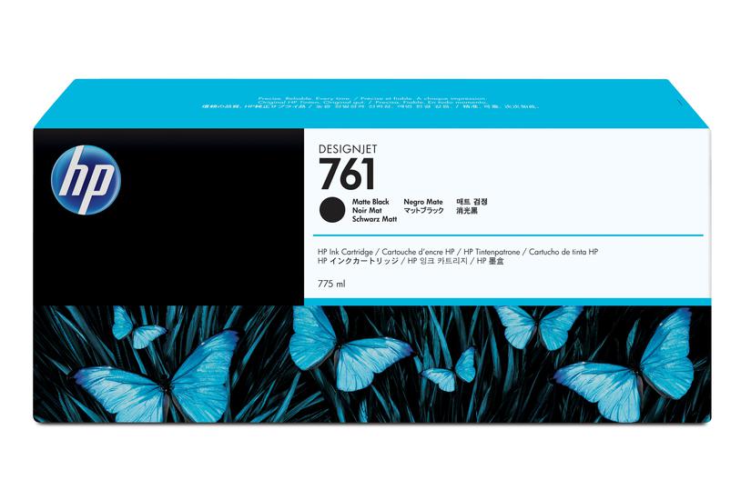 HP 761 - h&ouml;g kapacitet - mattsvart - original - DesignJet - bl&auml;ckpatron