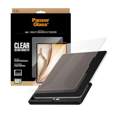 PanzerGlass ® Skærmbeskyttelse iPad Air 13" (2024-2026) | Pro 13" (2024-2025) | Ultra-Wide Fit m. Fastfit tool