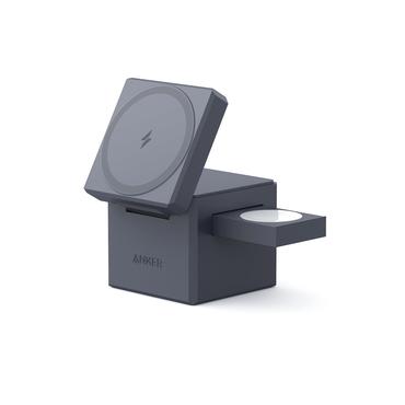 Anker Innovations Y1811G11 oplader til mobil enhed Hovedtelefoner, Smartphone, SmartWatch Sort Vekselstrøm, USB Trådløs opladning Hurtig opladning Indendørs