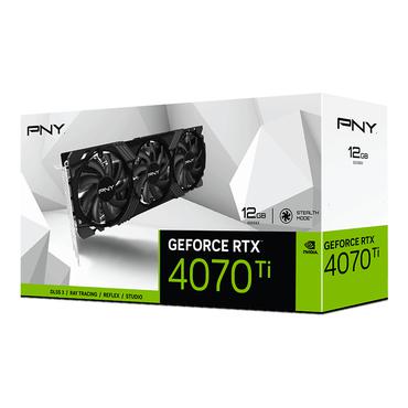 PNY GeForce RTX 4070 Ti 12GB Verto LED Triple Fan Grafikkort - 12GB GDDR6X